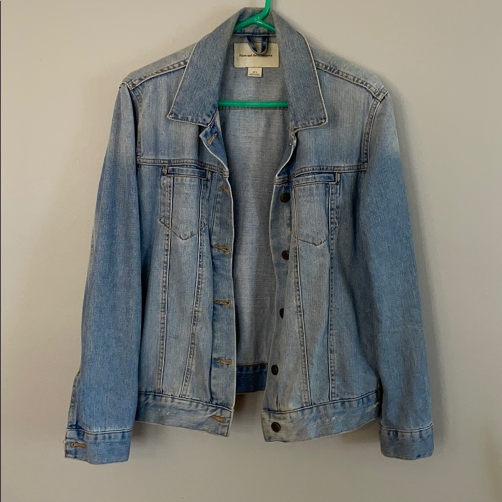 Pilcro oversized denim jacket sz S but fits med
